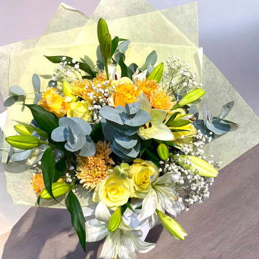 Yellow Rose Boxed Arrangement