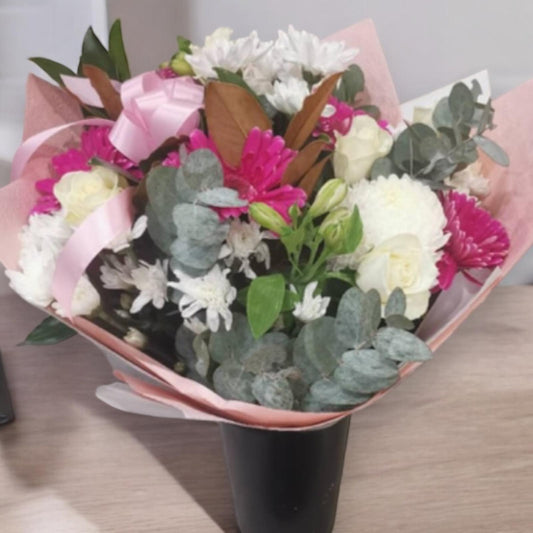 Pastel Pink & White Flower Bouquet