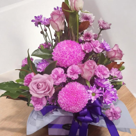 Florist Choice Pink Boxed Flowers